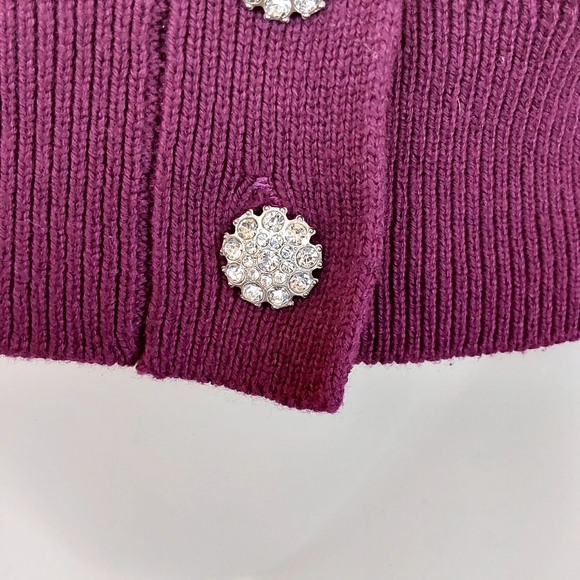 Ryegrass Buttons Rhinestone Sweater - Picture 4 of 8
